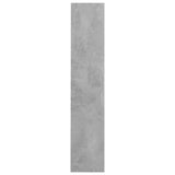Wall Shoe Cabinets 2 pcs Concrete Grey 60x18x90 cm Engineered Wood - Close-Up Angle