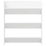 Wall Shoe Cabinets 2 pcs White 80x18x90 cm Engineered Wood