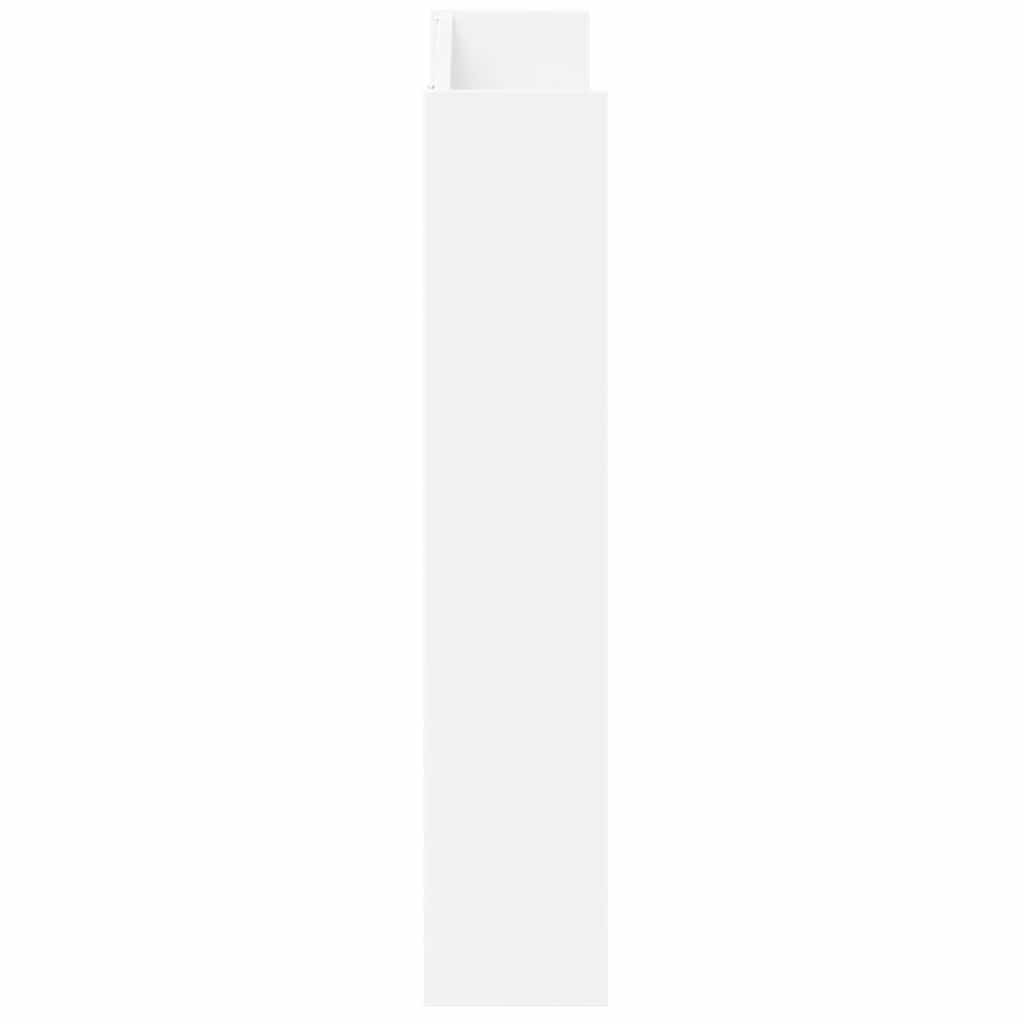 Wall Shoe Cabinets 2 pcs White 80x18x90 cm Engineered Wood