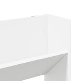 Wall Shoe Cabinets 2 pcs White 80x18x90 cm Engineered Wood - Low Angle