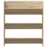 Wall Shoe Cabinets 2 pcs Sonoma Oak 80x18x90 cm Engineered Wood