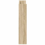 Wall Shoe Cabinets 2 pcs Sonoma Oak 80x18x90 cm Engineered Wood - Rear View