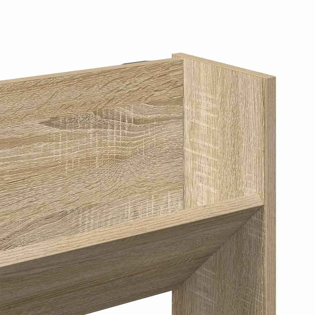 Wall Shoe Cabinets 2 pcs Sonoma Oak 80x18x90 cm Engineered Wood