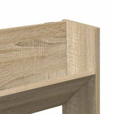 Wall Shoe Cabinets 2 pcs Sonoma Oak 80x18x90 cm Engineered Wood