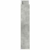 Wall Shoe Cabinet Concrete Grey 80x18x90 cm Engineered Wood