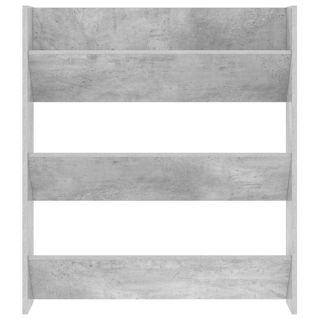 Wall Shoe Cabinets 2 pcs Concrete Grey 80x18x90 cm Engineered Wood