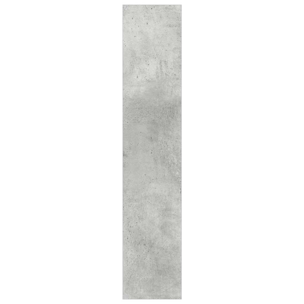 Wall Shoe Cabinets 2 pcs Concrete Grey 80x18x90 cm Engineered Wood