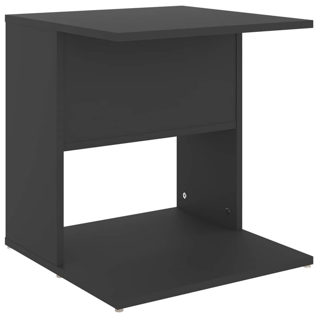 Side Table Grey 45x45x48 cm Engineered Wood