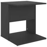 Side Table Grey 45x45x48 cm Engineered Wood
