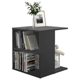 Side Table Grey 45x45x48 cm Engineered Wood