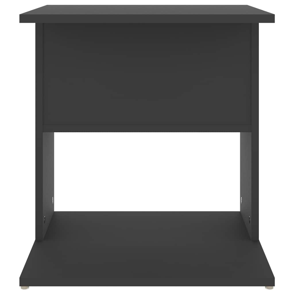Side Table Grey 45x45x48 cm Engineered Wood
