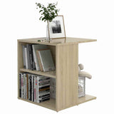 Side Table Sonoma Oak 45x45x48 cm Engineered Wood