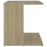 Side Table Sonoma Oak 45x45x48 cm Engineered Wood - 45-Degree Angle