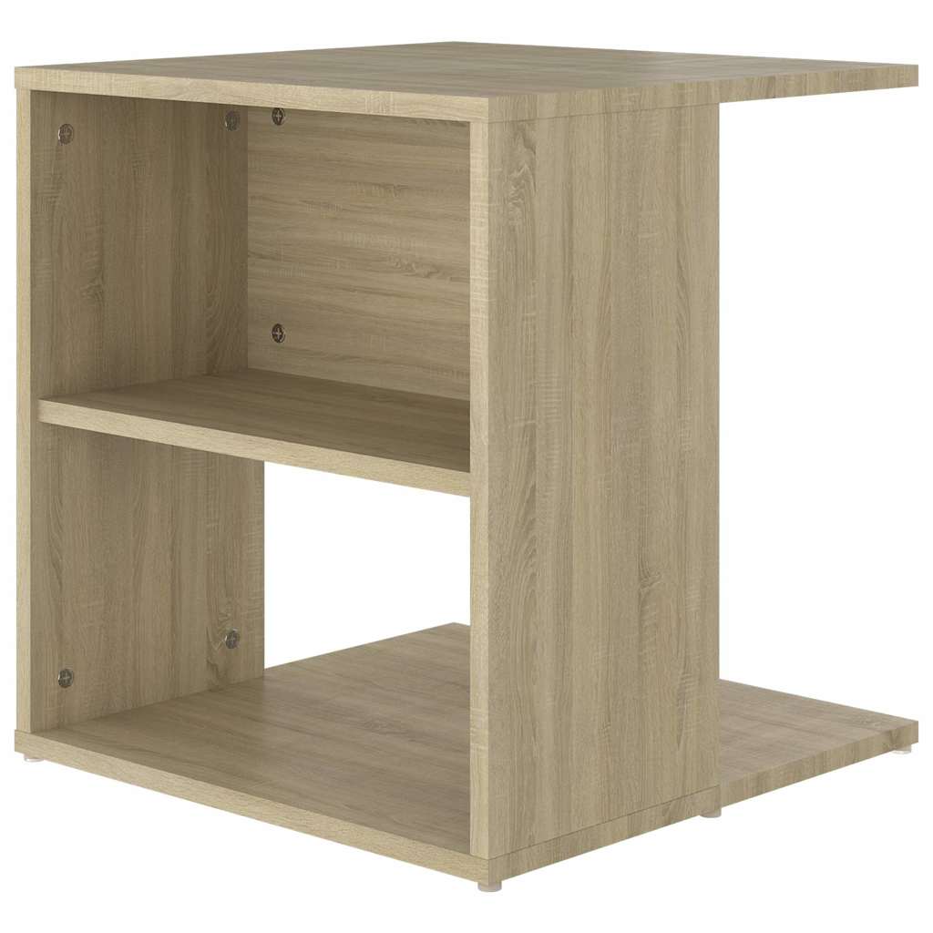 Side Table Sonoma Oak 45x45x48 cm Engineered Wood