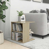 Side Table Sonoma Oak 45x45x48 cm Engineered Wood