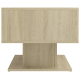 Coffee Table Sonoma Oak 103.5x50x44.5 cm Engineered Wood - Top-Down View