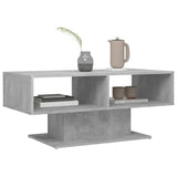 Coffee Table Concrete Grey 103.5x50x44.5 cm Engineered Wood - 45-Degree Angle