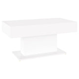 Coffee Table White 96x50x45 cm Engineered Wood
