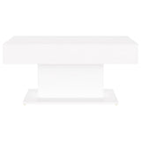 Coffee Table White 96x50x45 cm Engineered Wood