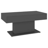 Coffee Table Grey 96x50x45 cm Engineered Wood