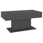Coffee Table Grey 96x50x45 cm Engineered Wood
