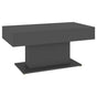 Coffee Table Grey 96x50x45 cm Engineered Wood