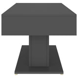Coffee Table Grey 96x50x45 cm Engineered Wood