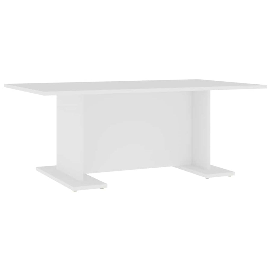Coffee Table White 103.5x60x40 cm Engineered Wood