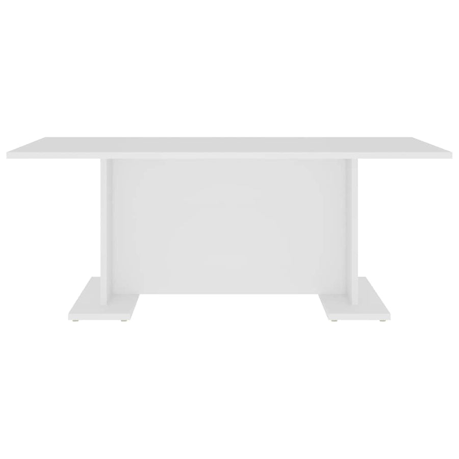 Coffee Table White 103.5x60x40 cm Engineered Wood