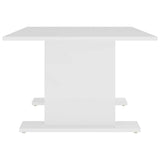 Coffee Table White 103.5x60x40 cm Engineered Wood - 45-Degree Angle