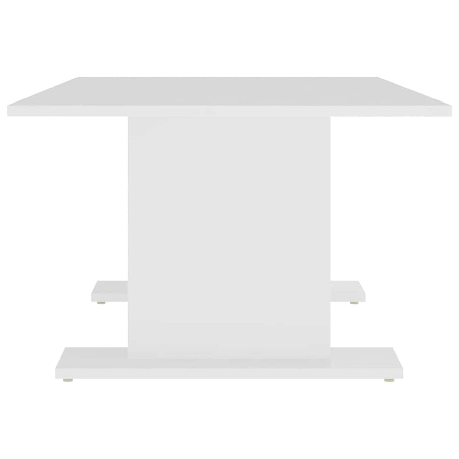 Coffee Table White 103.5x60x40 cm Engineered Wood