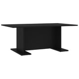 Coffee Table Black 103.5x60x40 cm Engineered Wood - Front View