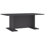 Coffee Table Grey 103.5x60x40 cm Engineered Wood - Front View