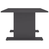 Coffee Table Grey 103.5x60x40 cm Engineered Wood - 45-Degree Angle