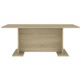 Coffee Table Sonoma Oak 103.5x60x40 cm Engineered Wood - Top-Down View