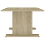 Coffee Table Sonoma Oak 103.5x60x40 cm Engineered Wood - 45-Degree Angle