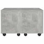 Coffee Table Concrete Grey 60x60x38 cm Engineered Wood