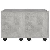 Coffee Table Concrete Grey 60x60x38 cm Engineered Wood - 45-Degree Angle