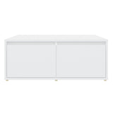 Coffee Table White 80x80x31 cm Engineered Wood