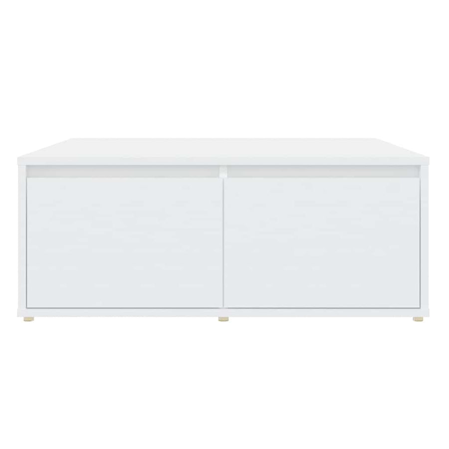 Coffee Table White 80x80x31 cm Engineered Wood