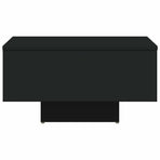 Coffee Table Black 60x60x31.5 cm Engineered Wood