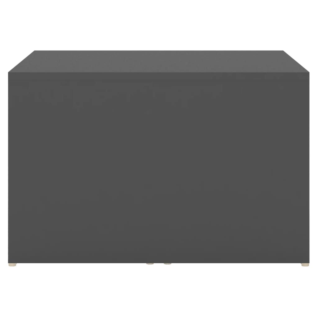 3 Piece Nesting Coffee Table Set Grey 60x60x38 cm Engineered Wood