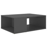 Coffee Table Grey 90x67x33 cm Engineered Wood - Front View