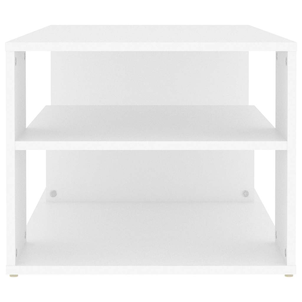 Coffee Table White 100x50x40 cm Engineered Wood