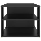 Coffee Table Black 100x50x40 cm Engineered Wood - 45-Degree Angle