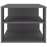 Coffee Table Grey 100x50x40 cm Engineered Wood - 45-Degree Angle
