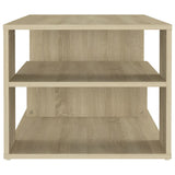 Coffee Table Sonoma Oak 100x50x40 cm Engineered Wood - 45-Degree Angle