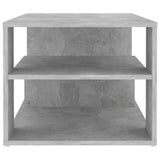 Coffee Table Concrete Grey 100x50x40 cm Engineered Wood - Top-Down View