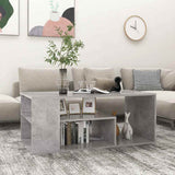 Coffee Table Concrete Grey 100x50x40 cm Engineered Wood