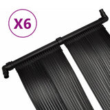 Solar Pool Heater Panel 6 pcs 80x620 cm